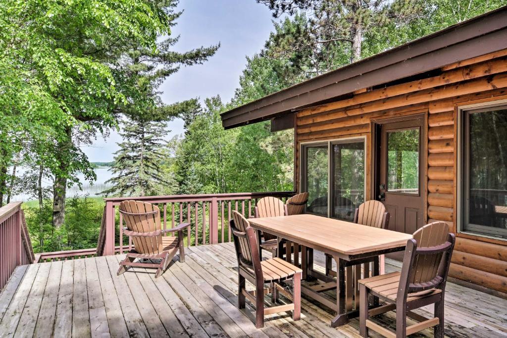 Rustic Cozy Cabin on Island Lake with Fire Pit, Dock